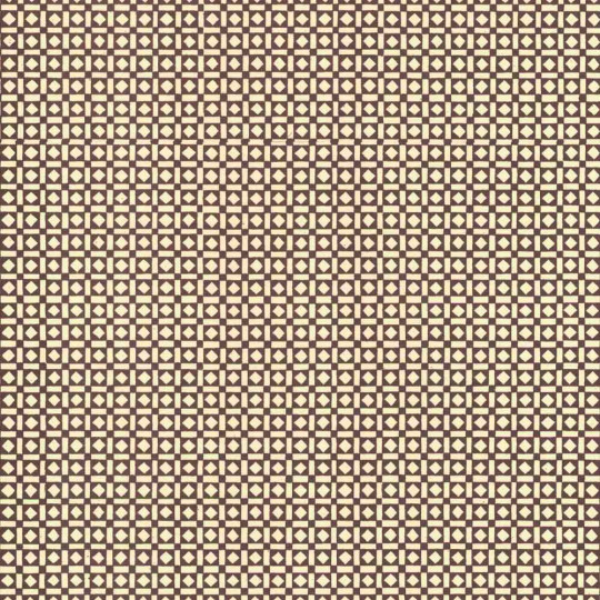 Brown Geometric Squares Renaissance Print Italian Paper ~ Carta Varese Italy